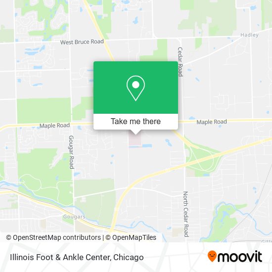 Illinois Foot & Ankle Center map