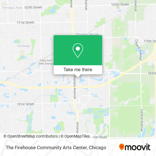 The Firehouse Community Arts Center map