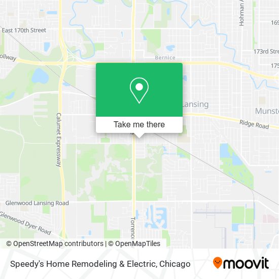 Speedy's Home Remodeling & Electric map