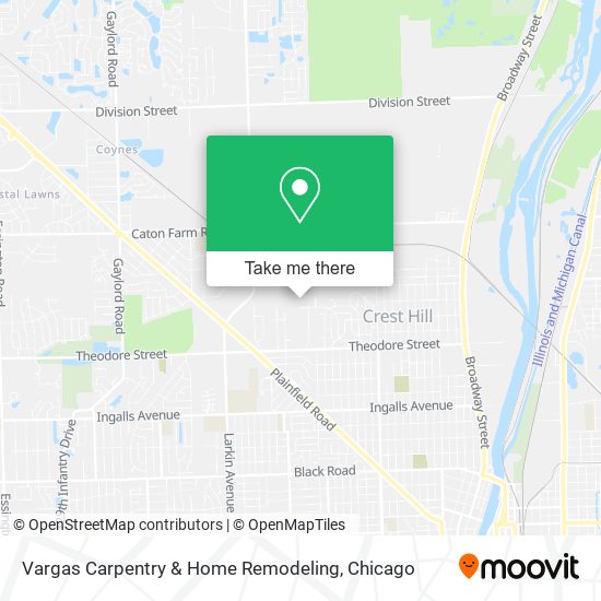 Vargas Carpentry & Home Remodeling map