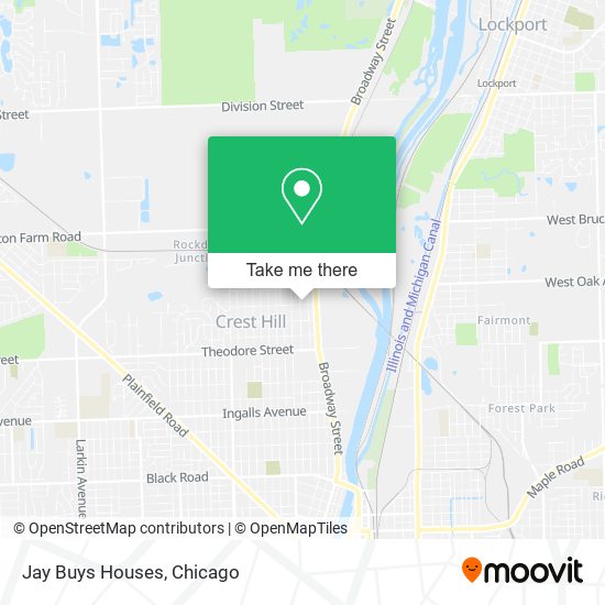 Jay Buys Houses map