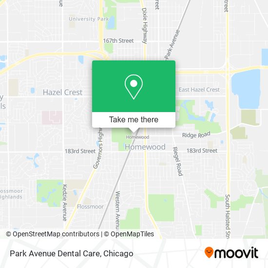 Park Avenue Dental Care map