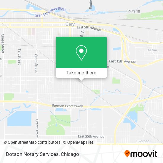 Mapa de Dotson Notary Services