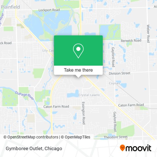 Gymboree Outlet map