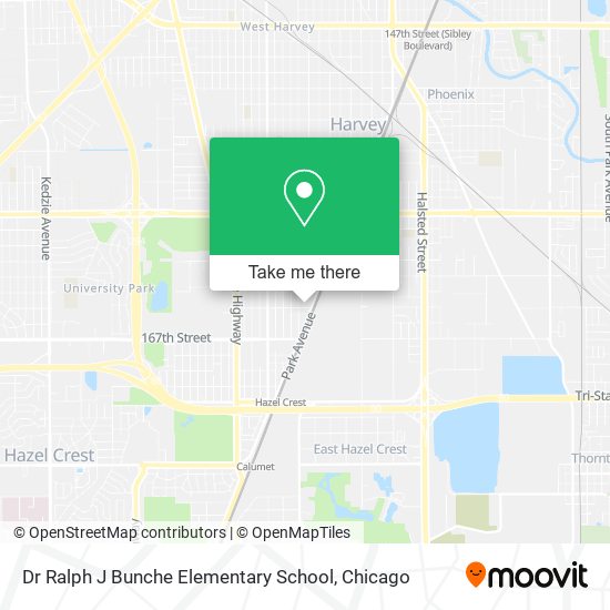 Dr Ralph J Bunche Elementary School map