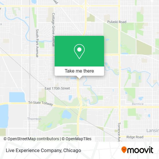 Live Experience Company map