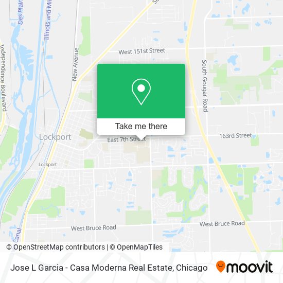 Jose L Garcia - Casa Moderna Real Estate map