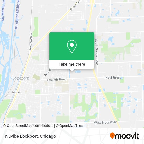 Nuvibe Lockport map