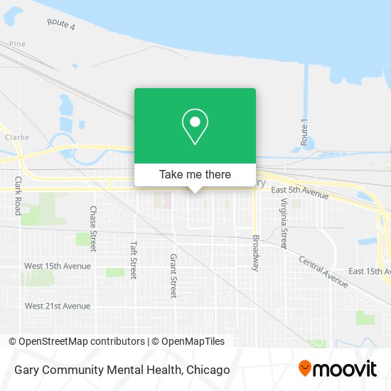 Gary Community Mental Health map