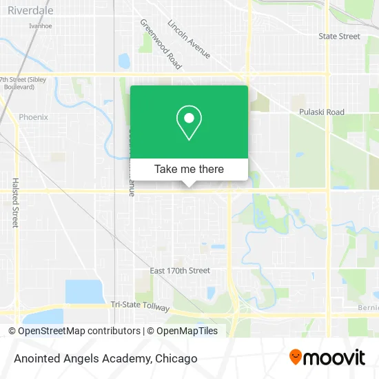 Anointed Angels Academy map