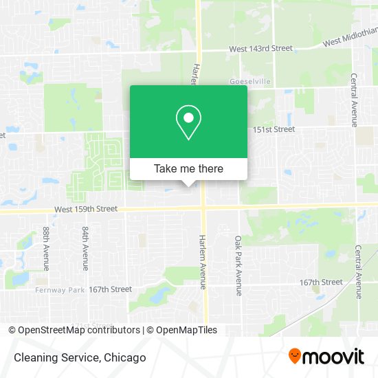 Cleaning Service map