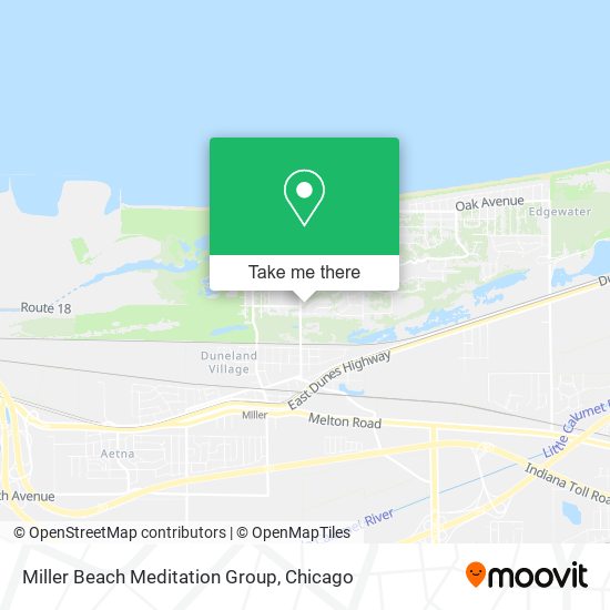 Miller Beach Meditation Group map
