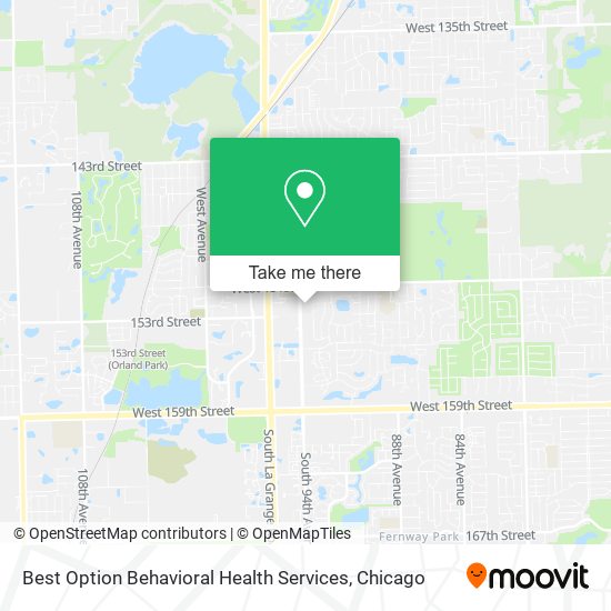 Best Option Behavioral Health Services map