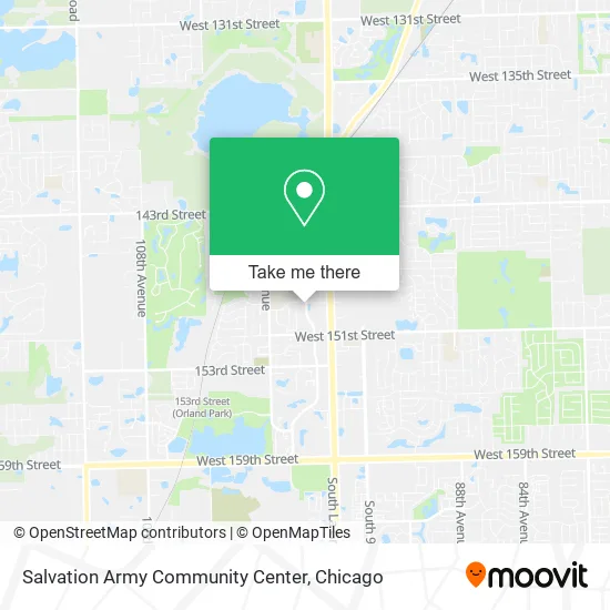 Salvation Army Community Center map