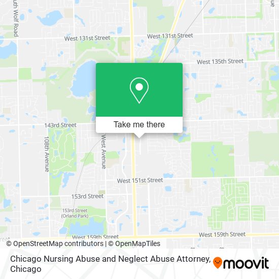 Mapa de Chicago Nursing Abuse and Neglect Abuse Attorney