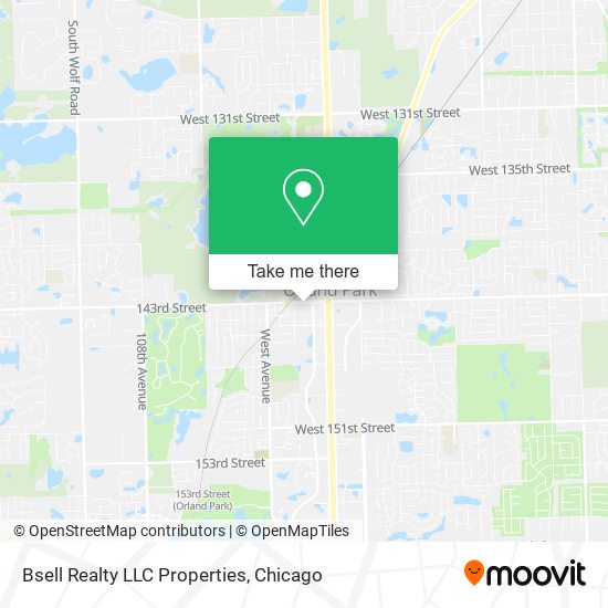 Bsell Realty LLC Properties map