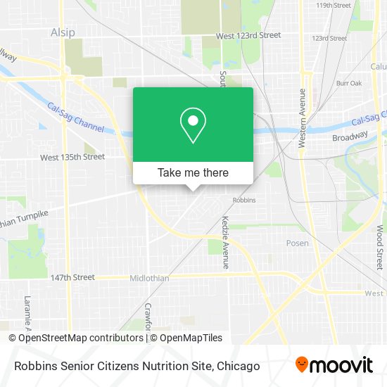 Mapa de Robbins Senior Citizens Nutrition Site