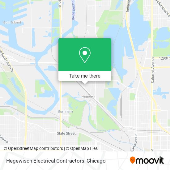 Hegewisch Electrical Contractors map