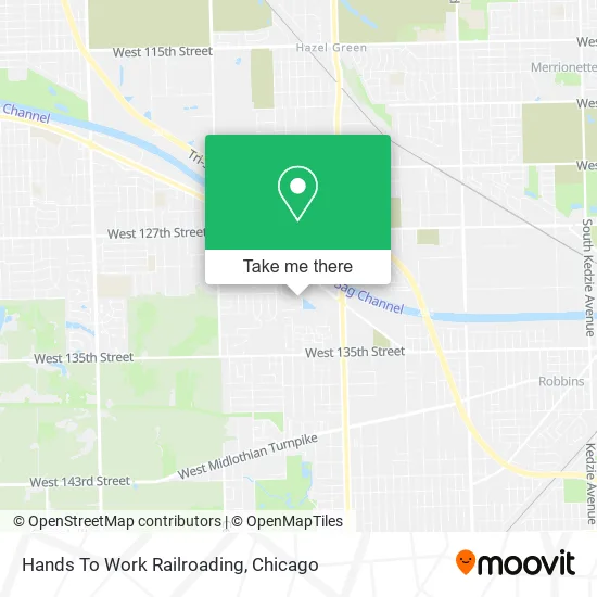 Hands To Work Railroading map