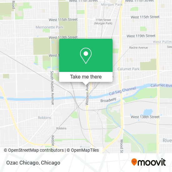 Ozac Chicago map