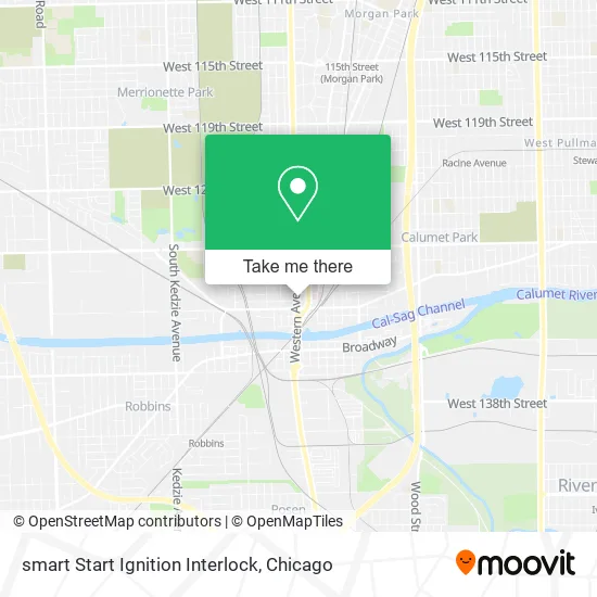 Mapa de smart Start Ignition Interlock