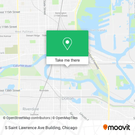 S Saint Lawrence Ave Building map