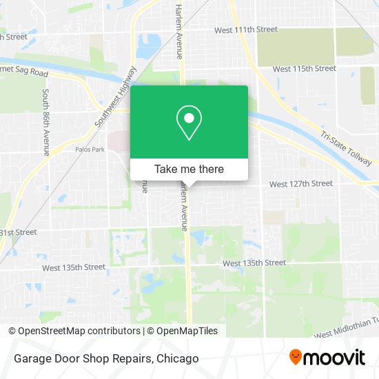 Garage Door Shop Repairs map