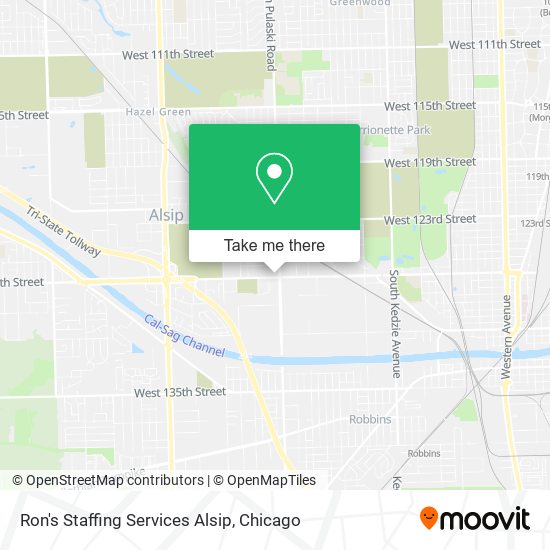 Ron's Staffing Services Alsip map
