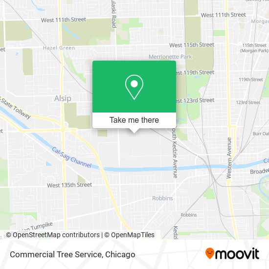 Mapa de Commercial Tree Service