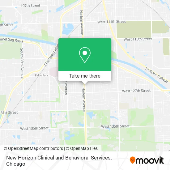 New Horizon Clinical and Behavioral Services map