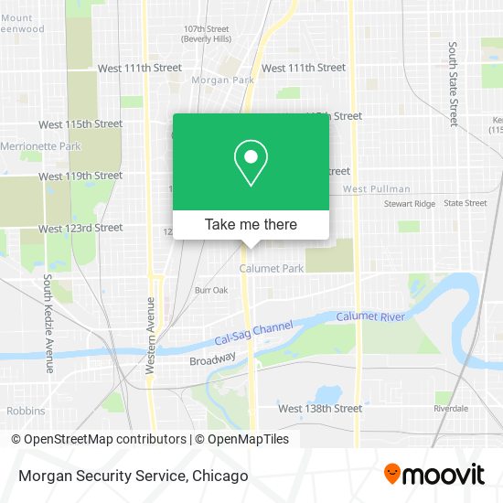 Mapa de Morgan Security Service