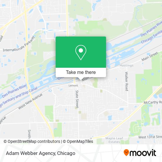 Adam Webber Agency map