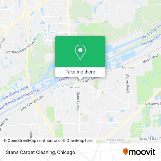 Stan's Carpet Cleaning map