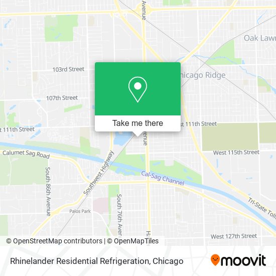 Mapa de Rhinelander Residential Refrigeration