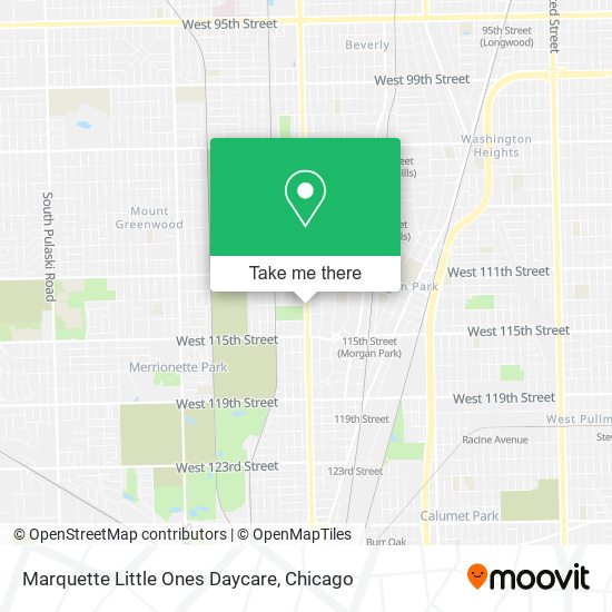 Marquette Little Ones Daycare map