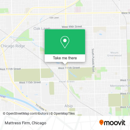 Mattress Firm map