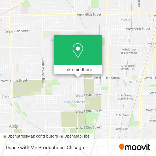 Dance with Me Productions map