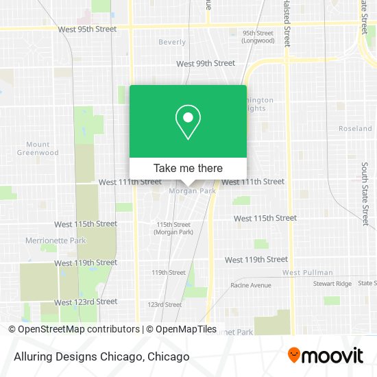 Alluring Designs Chicago map