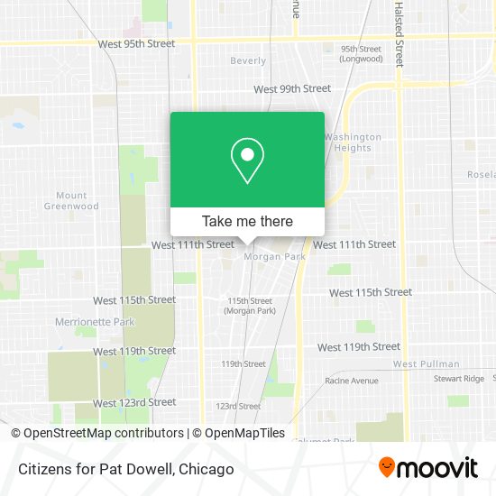 Citizens for Pat Dowell map