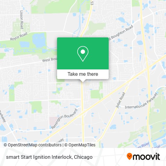 Mapa de smart Start Ignition Interlock