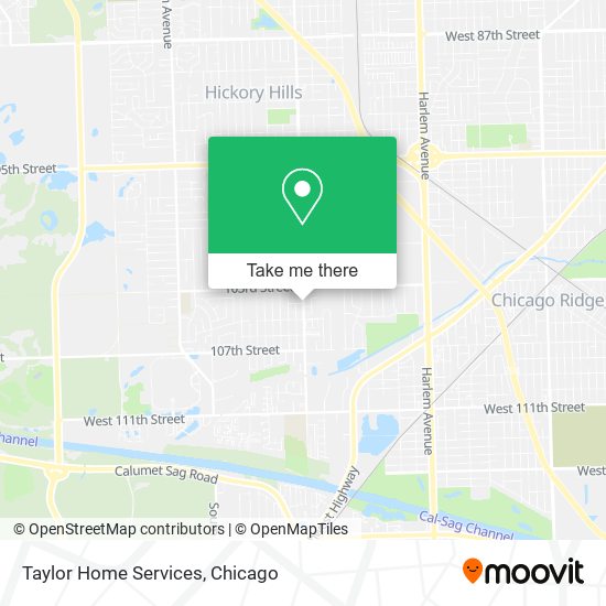 Taylor Home Services map