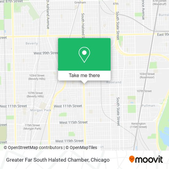Greater Far South Halsted Chamber map