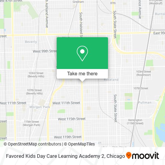 Favored Kids Day Care Learning Academy 2 map