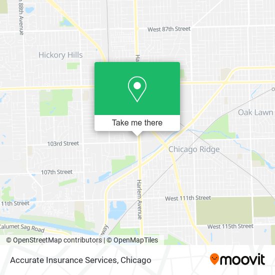 Accurate Insurance Services map