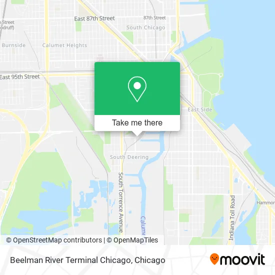 Mapa de Beelman River Terminal Chicago