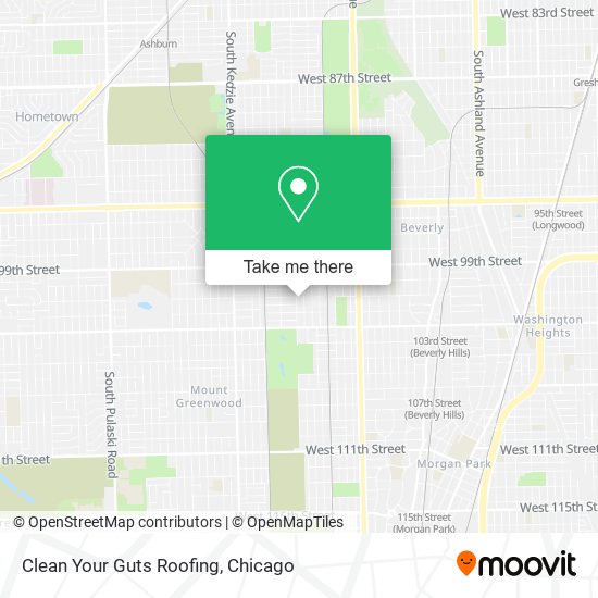 Mapa de Clean Your Guts Roofing