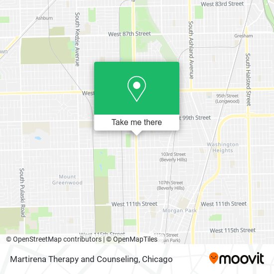Mapa de Martirena Therapy and Counseling