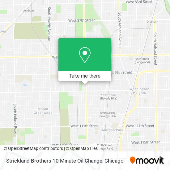 Mapa de Strickland Brothers 10 Minute Oil Change