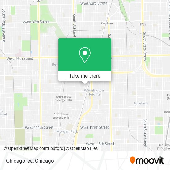 Chicagorea map