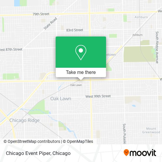Mapa de Chicago Event Piper